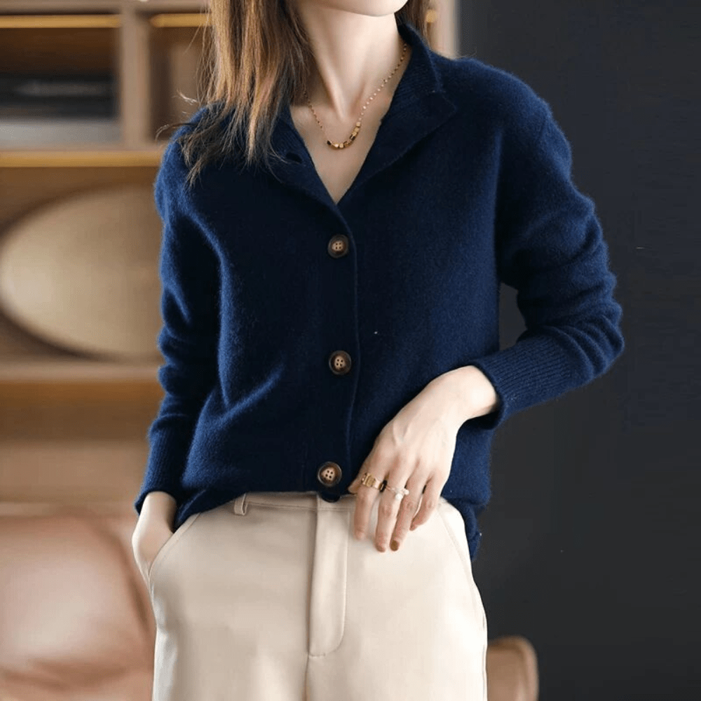 Annie™ Elegant Cashmere Cardigan