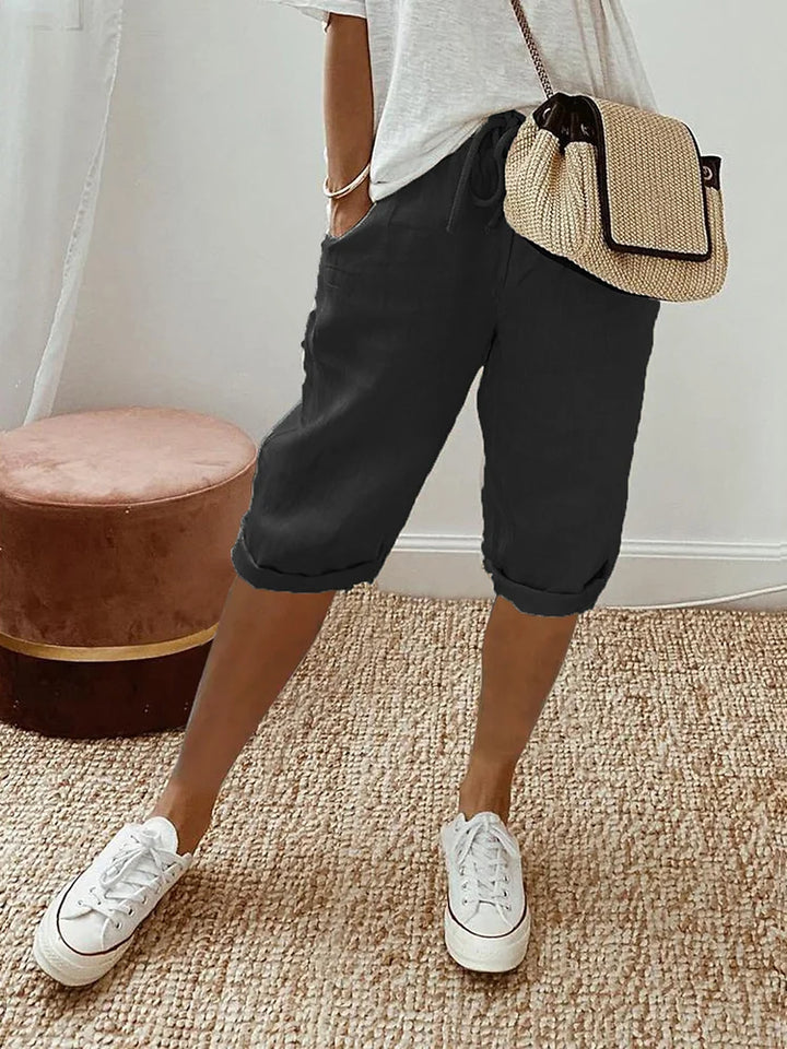 Elisa™ Linen Blend Shorts