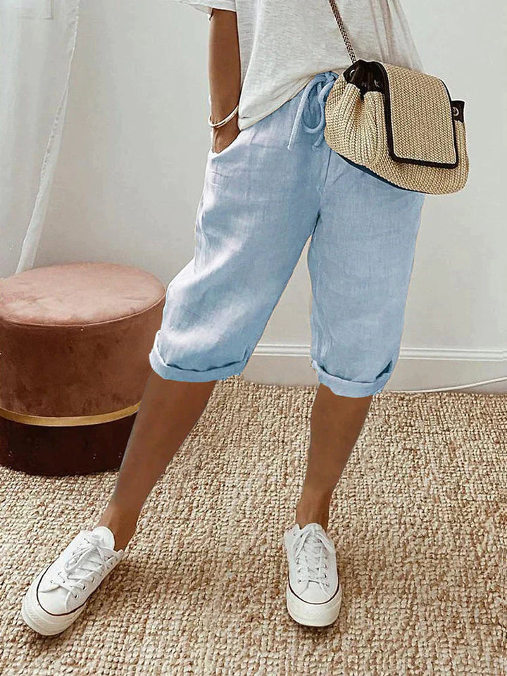 Elisa™ Linen Blend Shorts
