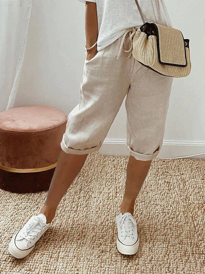 Elisa™ Linen Blend Shorts