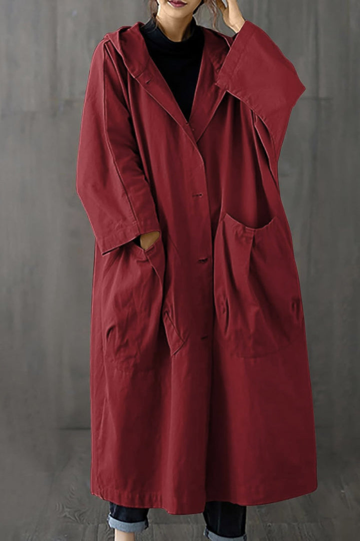 Indigo | Oversized Windbreaker Jacket