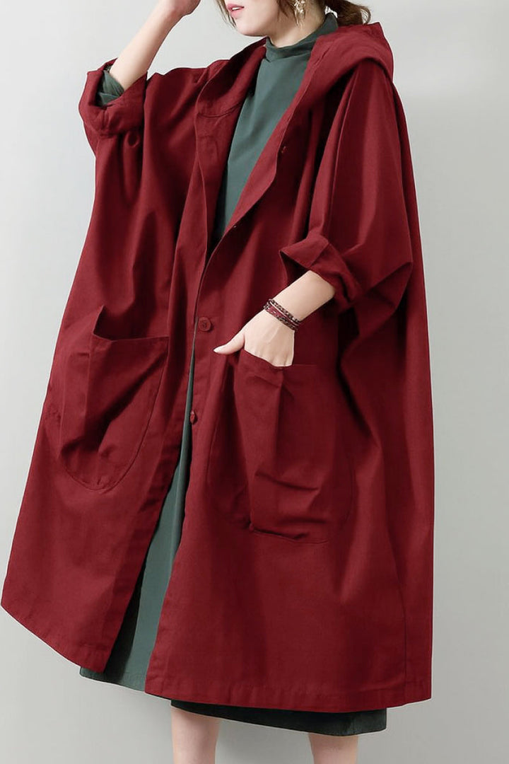 Indigo | Oversized Windbreaker Jacket