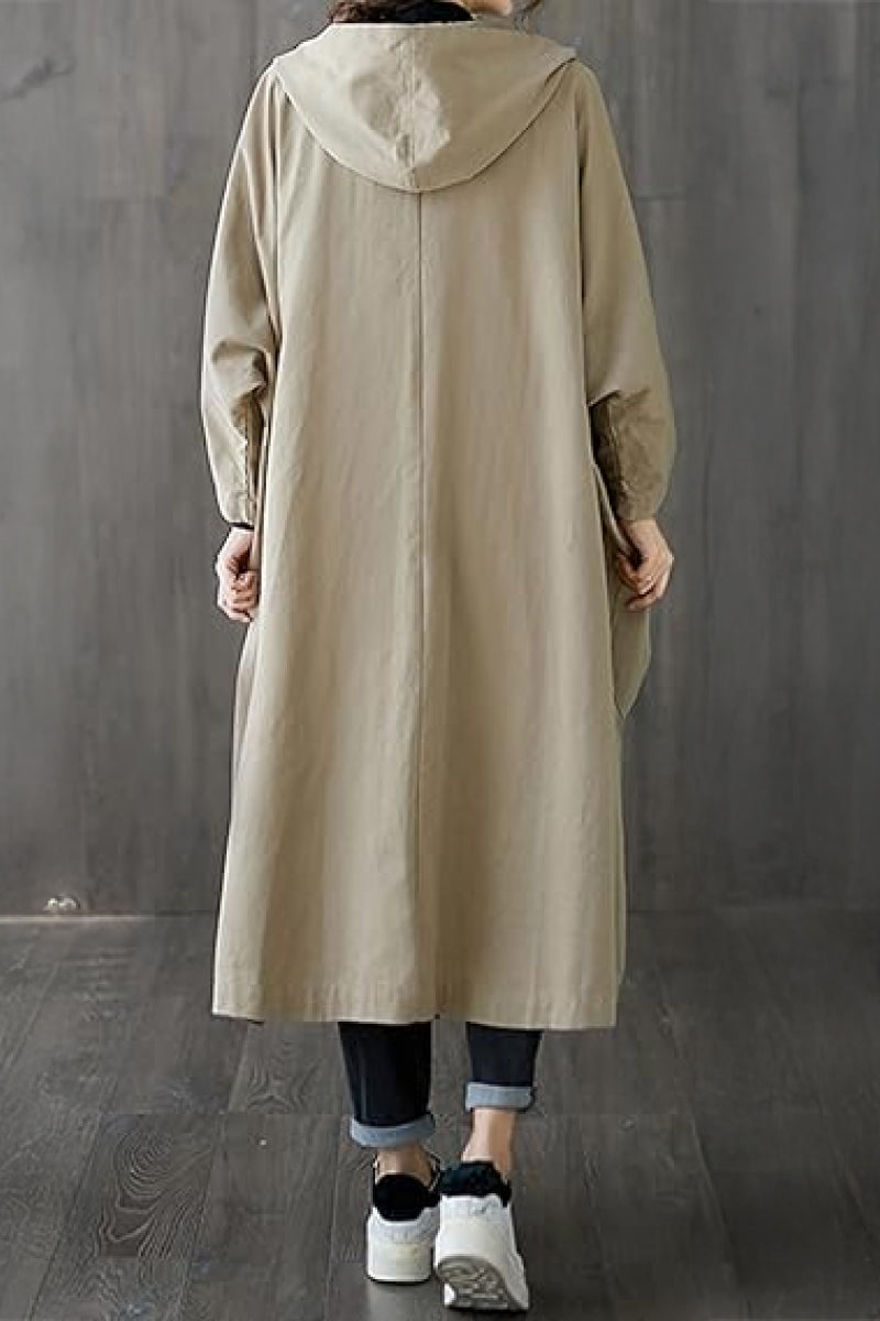 Indigo | Oversized Windbreaker Jacket