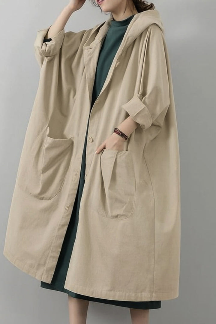 Indigo | Oversized Windbreaker Jacket
