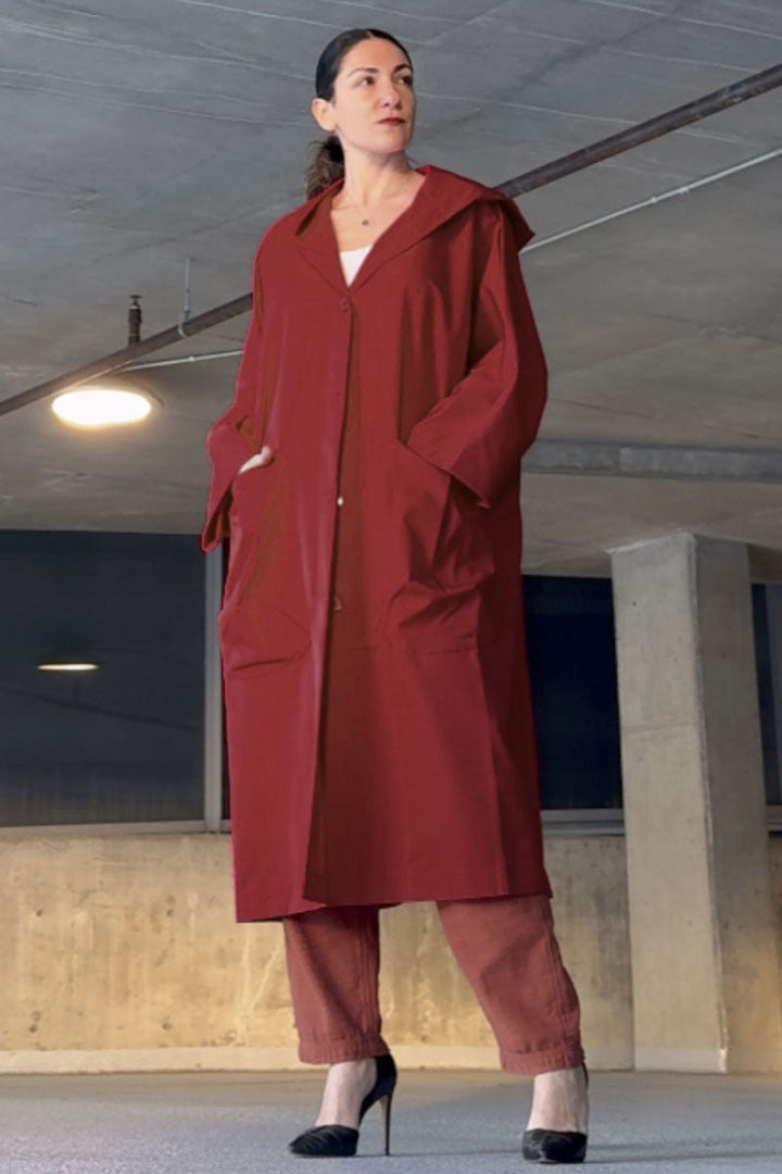 Indigo | Oversized Windbreaker Jacket