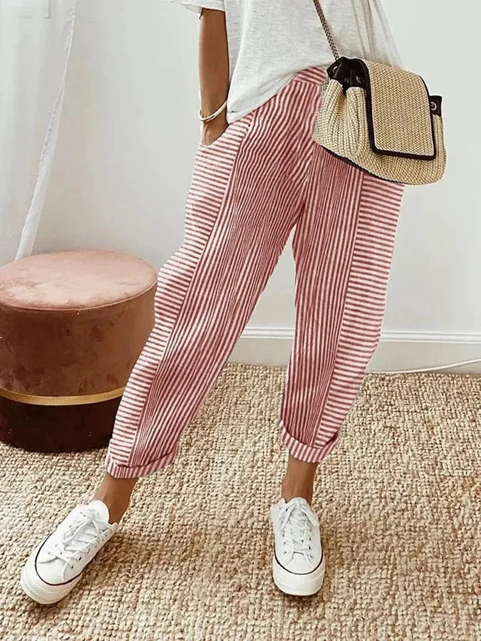 Lore™ Effortless Striped Trousers