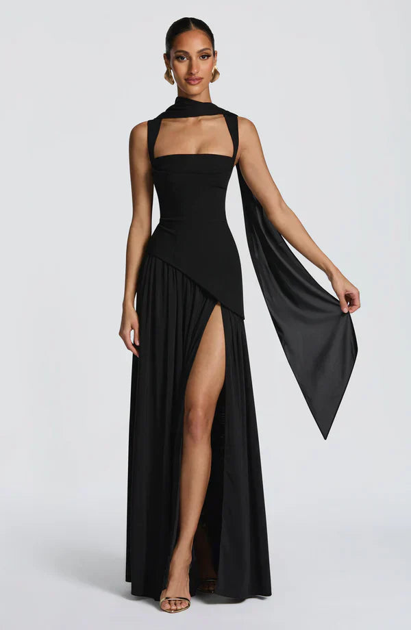 Story™ Long Lacquered Dress