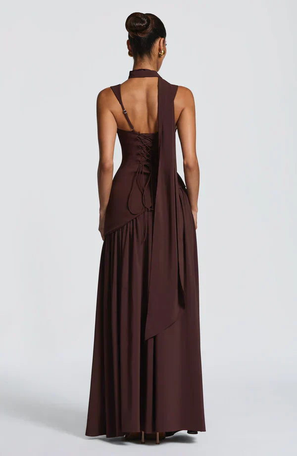 Story™ Long Lacquered Dress